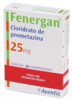 Bula E Preço FENERGAN 25MG CX 20 COMP SANOFI-AVENTIS. Bula, Princípio ...